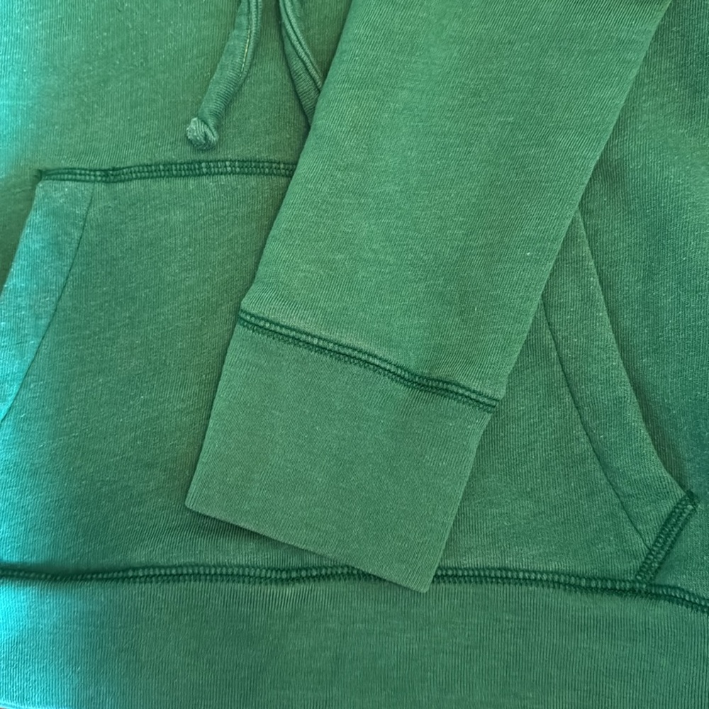 Y2k PINK Victoria’s Secret Pullover Hoodie Kangaroo Pockets VNECK Sweatshirt - Picture 8 of 13